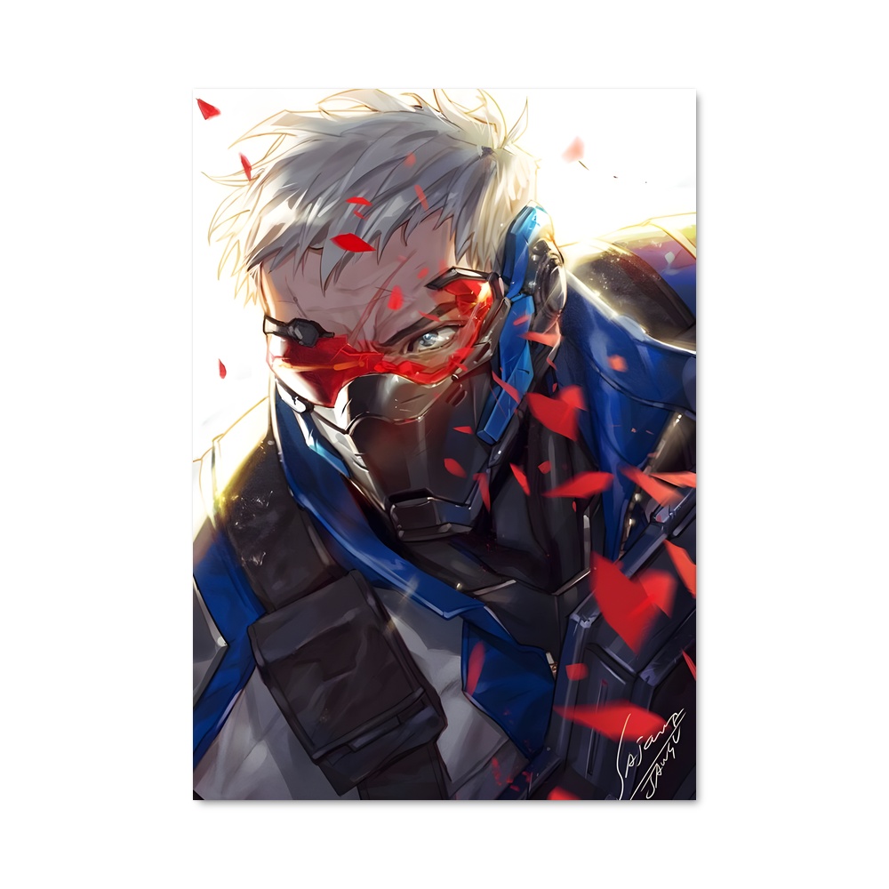 Poster L'Œil du Soldat – affiche Overwatch